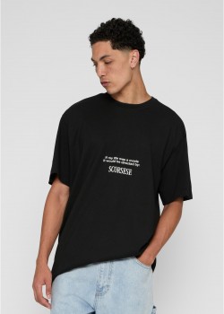 Тениска Movie Oversize Tee black XXL