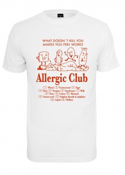 Тениска Allergic Club Tee white XXL