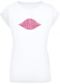 Дамска тениска Ladies Music Is My Sanity Tee T-Shirt Round Neck white S