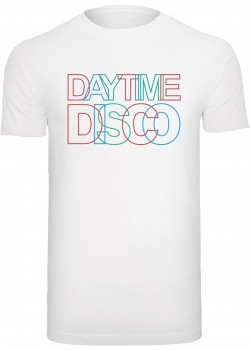 Тениска Daytime Disco Tee T-Shirt Round Neck white XS