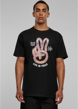 Овърсайз тениска Live in Peace Oversize Tee black XXL