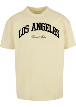 Овърсайз тениска L.A. College Oversize Tee softyellow XXL