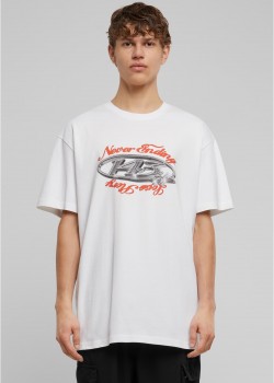 Тениска Never ending... Heavy Oversize Tee white XXL