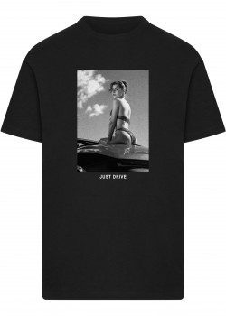 Тениска Just Drive Tee black XXL
