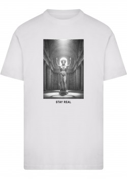 Тениска Stay Real Statue Tee white XXL