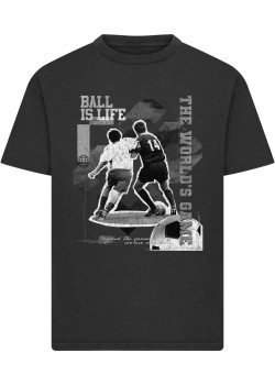 Тениска Ball Is Life Vintage Heavy Loose Tee black XXS