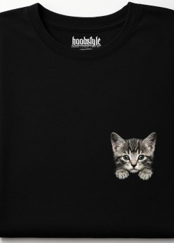 Коте в джоб тениска