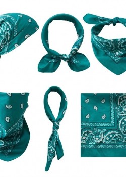 Кърпа за глава бандана HoodStyle Bandana в тюркоазено зелен цвят
