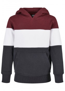 Детски суичър в три цвята Urban Classics 3-Tone 