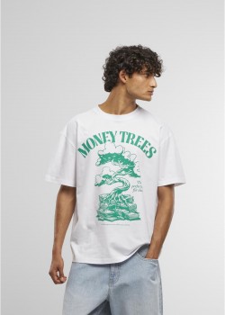 Овърсайз тениска Green Money Trees Oversize Tee white XXL