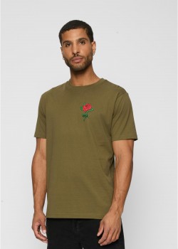 Тениска Rose Tee olive XXL