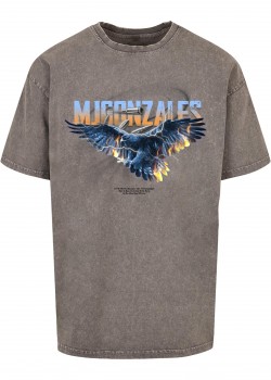 Овърсайз тениска EAGLE V.2 Acid Washed Heavy Oversize Tee asphalt XXL