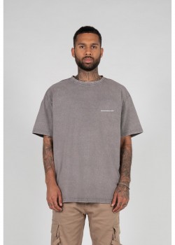 Овърсайз тениска MJ GONZALES TM Acid Washed Heavy Oversize Tee asphalt XXL