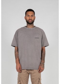 Овърсайз тениска MJ GONZALES TM x Acid Washed Heavy Oversize Tee asphalt XXL
