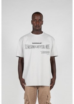 Овърсайз тениска LEGENDS NEVER DIE Heavy Oversized Tee 2.0 lightasphalt XXL