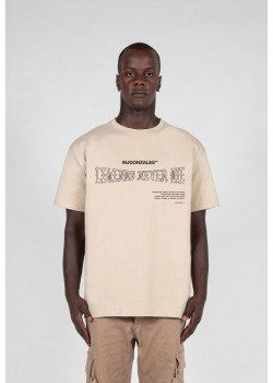Овърсайз тениска LEGENDS NEVER DIE Heavy Oversized Tee 2.0 wet sand XXL