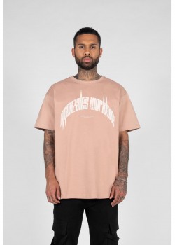 Овърсайз тениска HIGHER THAN HEAVEN V.3 Heavy Oversize Tee amber XXL