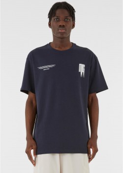 Овърсайз тениска METAMORPHOSE V.2 Heavy Oversized Tee navy XXL