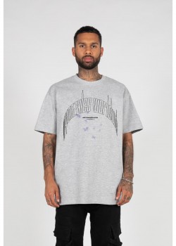 Овърсайз тениска METAMORPHOSE V.3 x Heavy Oversized Tee grey XXL