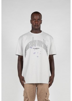 Овърсайз тениска METAMORPHOSE V.3 x Heavy Oversized Tee lightasphalt XXL