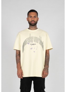 Овърсайз тениска METAMORPHOSE V.3 x Heavy Oversized Tee softyellow XXL