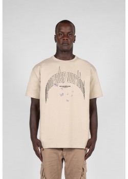 Овърсайз тениска METAMORPHOSE V.3 x Heavy Oversized Tee wet sand XXL