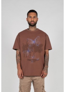 Овърсайз тениска METAMORPHOSE V.5 x Heavy Oversized Tee bark XXL