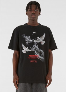 Овърсайз тениска Freedom x Heavy Oversized Tee black XXL