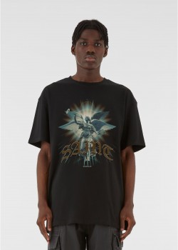Овърсайз тениска SAINT V.1 x MJG HEAVY OVERSIZED TEE black XXL
