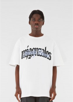 Овърсайз тениска MJG Heavy Oversized Tee ? Eternally Blessed Logo white XXL