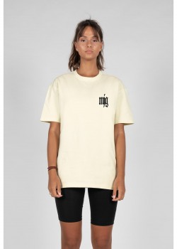 Овърсайз тениска MJG Heavy Oversized Tee Ladies - TRANSFORMATION softyellow XXL