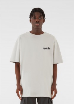 Овърсайз тениска MJG Heavy Oversized Tee - FROSTED WINGS lightasphalt XXL