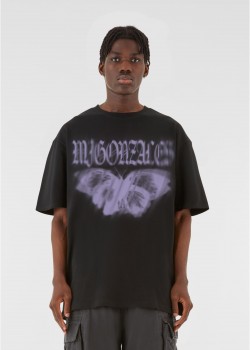 Овърсайз тениска MJG Heavy Oversized Tee - BUTTERFLY ILLUSION black XXL