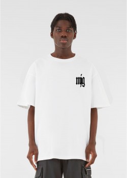 Овърсайз тениска MJG Heavy Oversized Tee - TRANSFORMATION white XXL