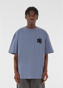 Овърсайз тениска MJG Heavy Oversized Tee - TRANSFORMATION vintageblue XXL