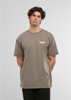 Овърсайз тениска MJG Heavy Oversized Acid Washed Tee - Malibu Dreamers asphalt XXL