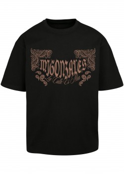 Овърсайз тениска MJG Heavy Oversized Tee - The Street is mine black XXL