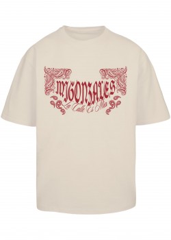 Овърсайз тениска MJG Heavy Oversized Tee - The Street is mine sand XXL