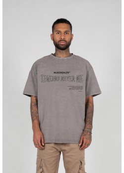 Овърсайз тениска Muhammad Ali - LEGENDS NEVER DIE Acid Washed Heavy Oversize Tee asphalt XL