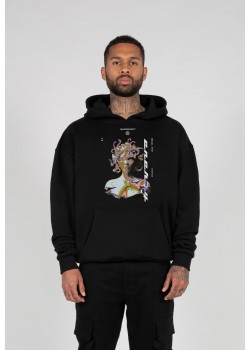 Овърсайз тениска MEDUSA Heavy Hoody Oversized Essentials V.4 black XL
