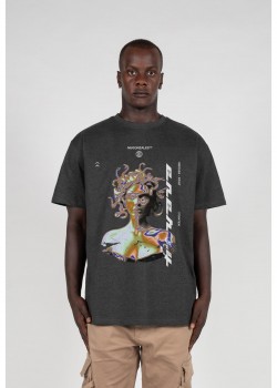Овърсайз тениска MEDUSA Heavy Oversized Tee 2.0 charcoal XXL