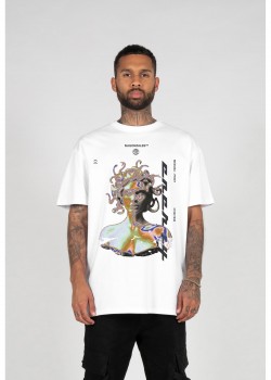 Овърсайз тениска MEDUSA X Heavy Oversized Tee 2.0 white XXL