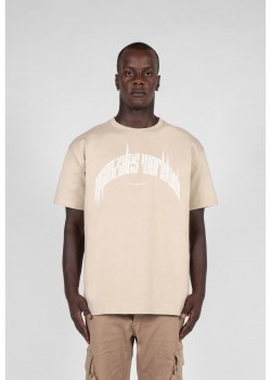 Овърсайз тениска HIGHER THAN HEAVEN V.3 Heavy Oversize Tee wet sand XXL