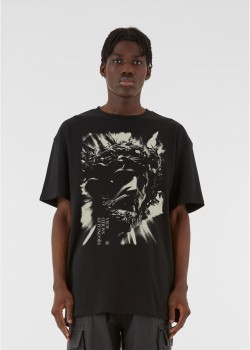 Овърсайз тениска JESUS x MJG HEAVY OVERSIZED TEE black XXL