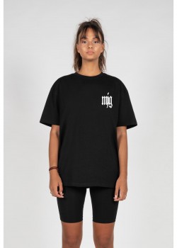 Овърсайз тениска MJG Heavy Oversized Tee Ladies - TRANSFORMATION black XXL