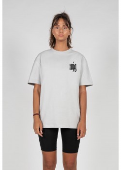 Овърсайз тениска MJG Heavy Oversized Tee Ladies - TRANSFORMATION lightasphalt XXL
