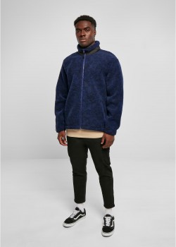 Мъжко пухкаво яке в тъмносин цвят Urban Classics Sherpa Jacket