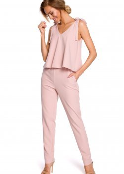 Дамски гащеризон в цвят пудра M437