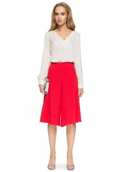 Елегантна блуза в бежов цвят S035