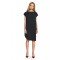 Ежедневна миди рокля в черен цвят S098 